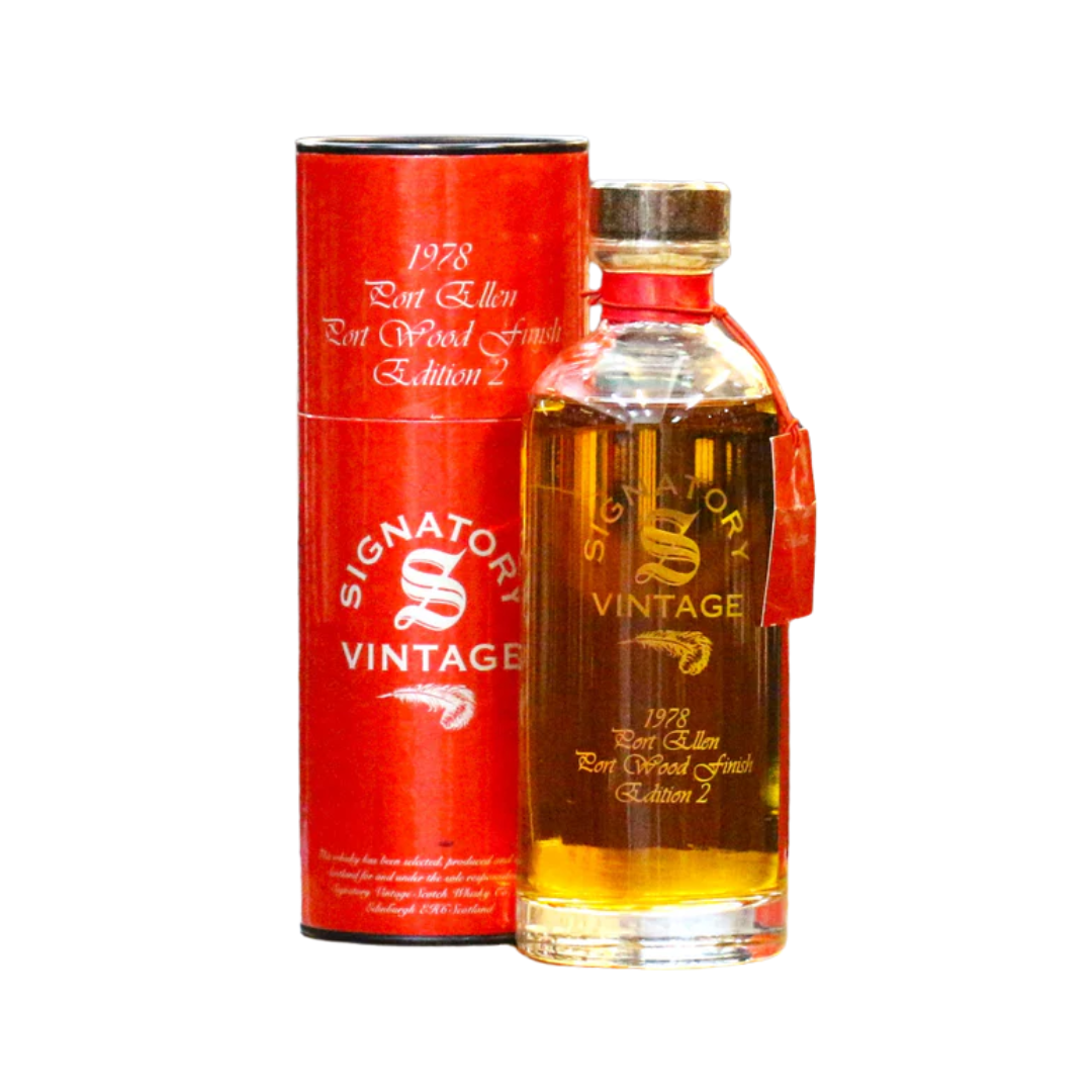 Port Ellen 1978 Port Wood Finish Edition 2 Signatory 24 Years Single Malt Scotch Whisky