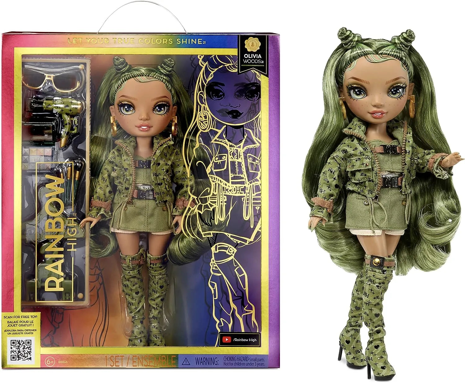Rainbow High Fashion Doll Series 5   Olivia Woods (Green)