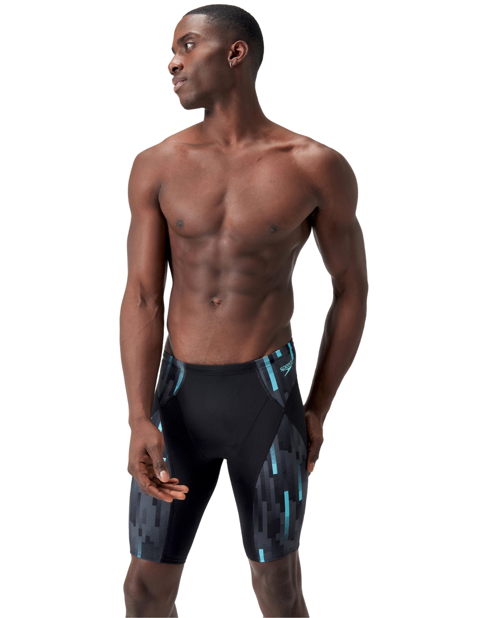Speedo Endurance+ Max Compression Jammer   Black Grey