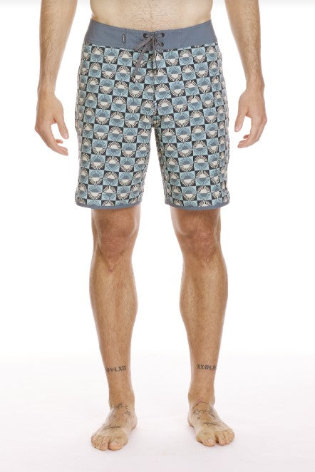 Quiksilver Mens Boardshorts Surfsilk Scallop 19"