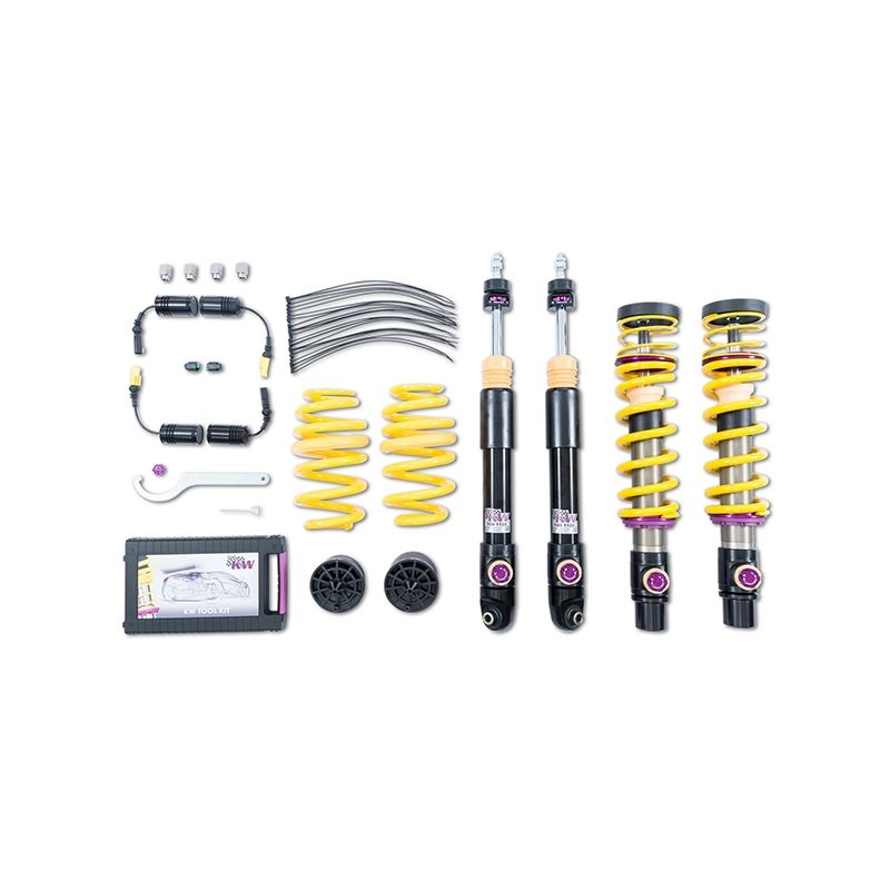 KW SUSPENSIONS KW Suspension Coilover Kit V4 Bundle for Audi RS5 (B9): w/ DRC (3A7100CJ)