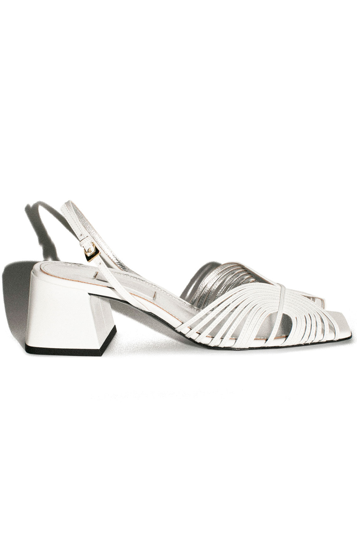 SUZANNE RAE 70's White Slingback