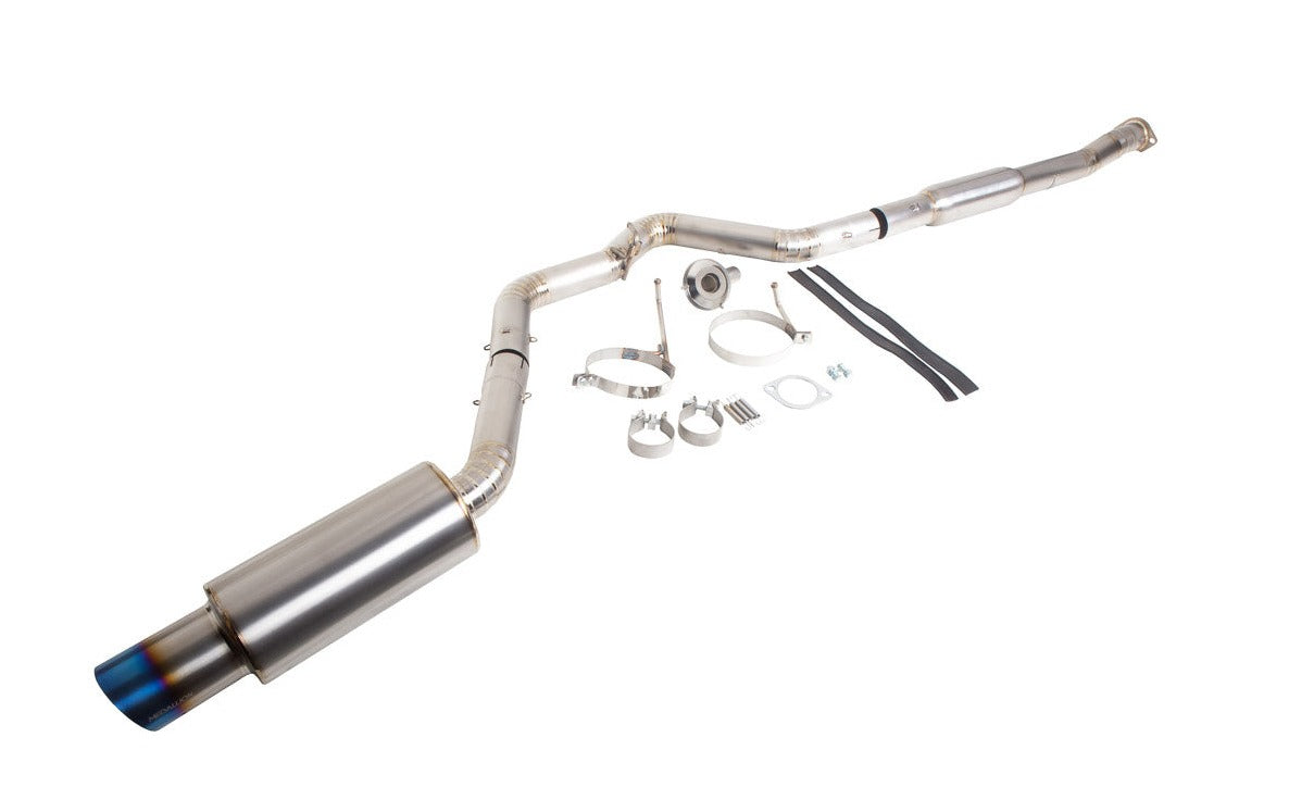 Revel Ultra Ti Titanium Single Exit Catback Exhaust for 15 21 WRX/STi & 08 14 WRX (T60188R)