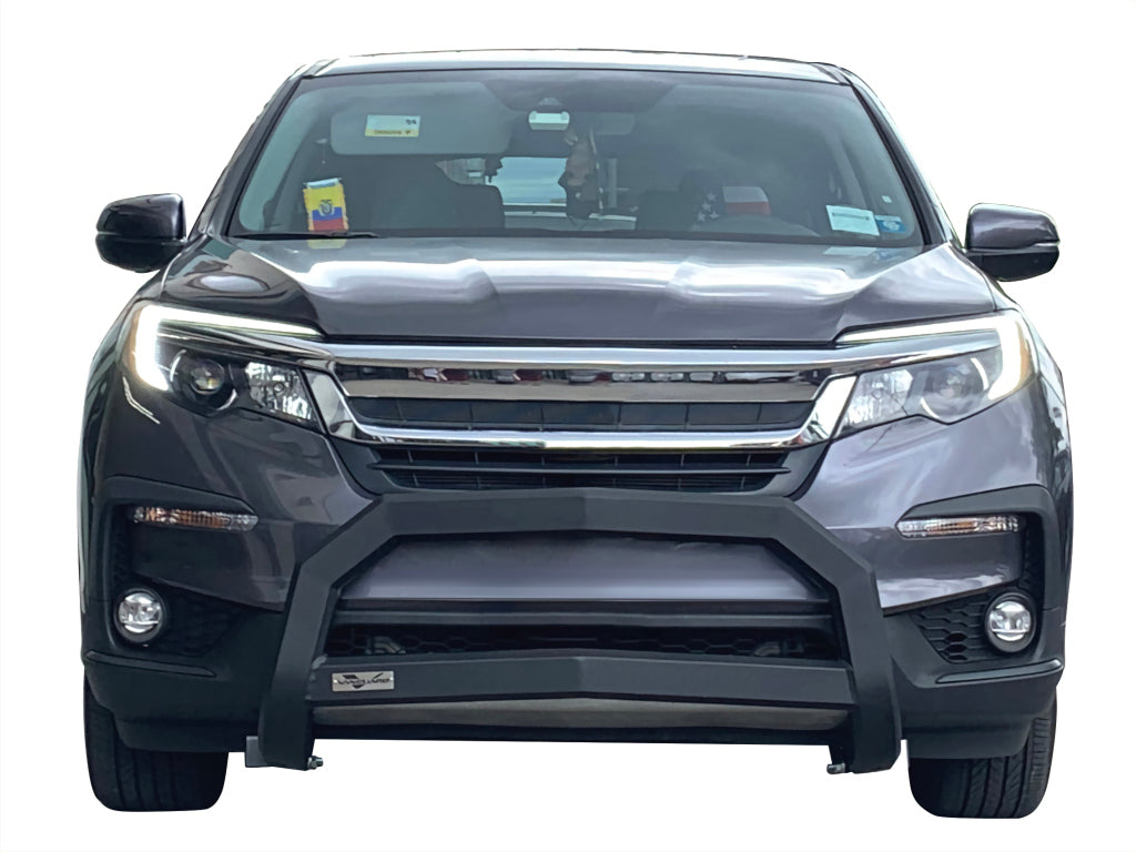 VANGUARD OFF ROAD Vanguard Black Powdercoat Front Guards Bull Bars Bumper Guard for 2016 2022 honda pilot nan