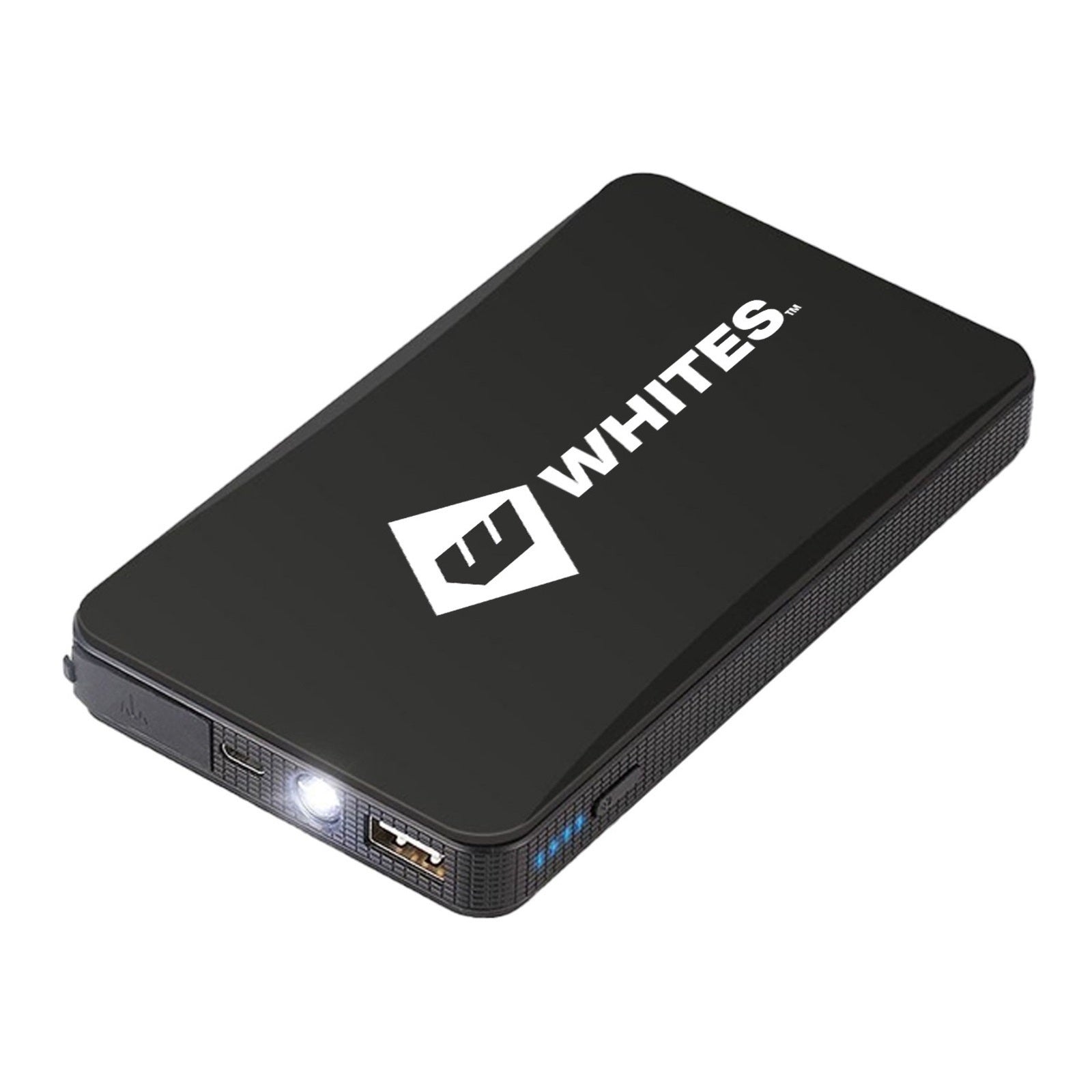 WHITES MOTORCYCLE PARTS Whites Lithium Jump Starter & Power Bank 138mm x 75mm x 17mm