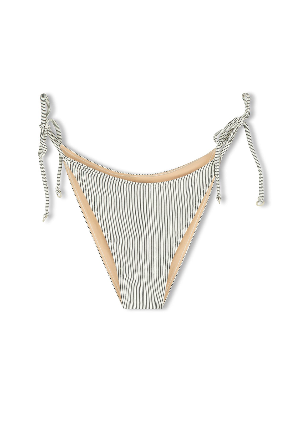 ZULU & ZEPHYR Signature Stripe Tie Brief   Coconut