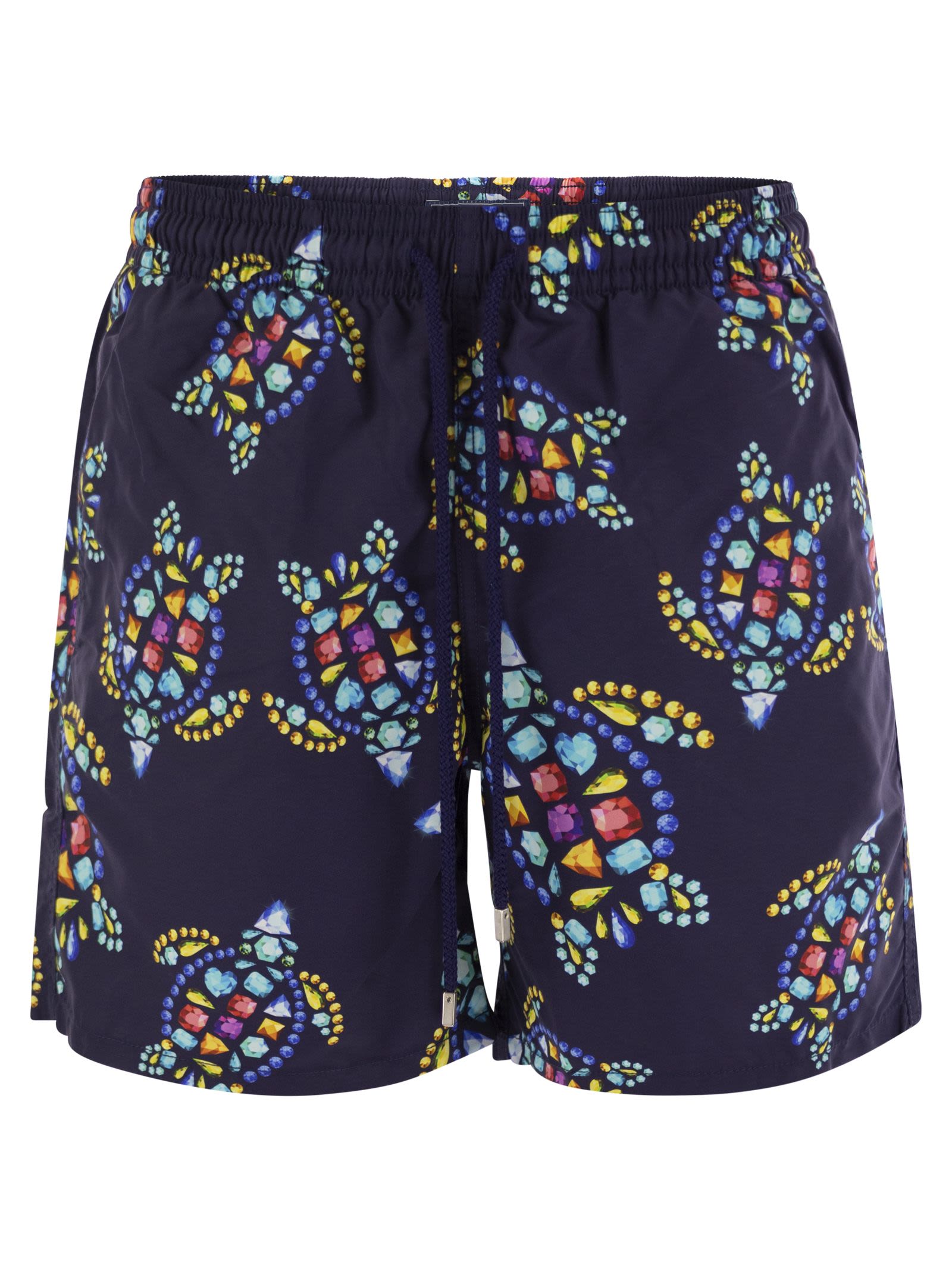 Vilebrequin Sea Shorts med Turtle and Gem Pattern