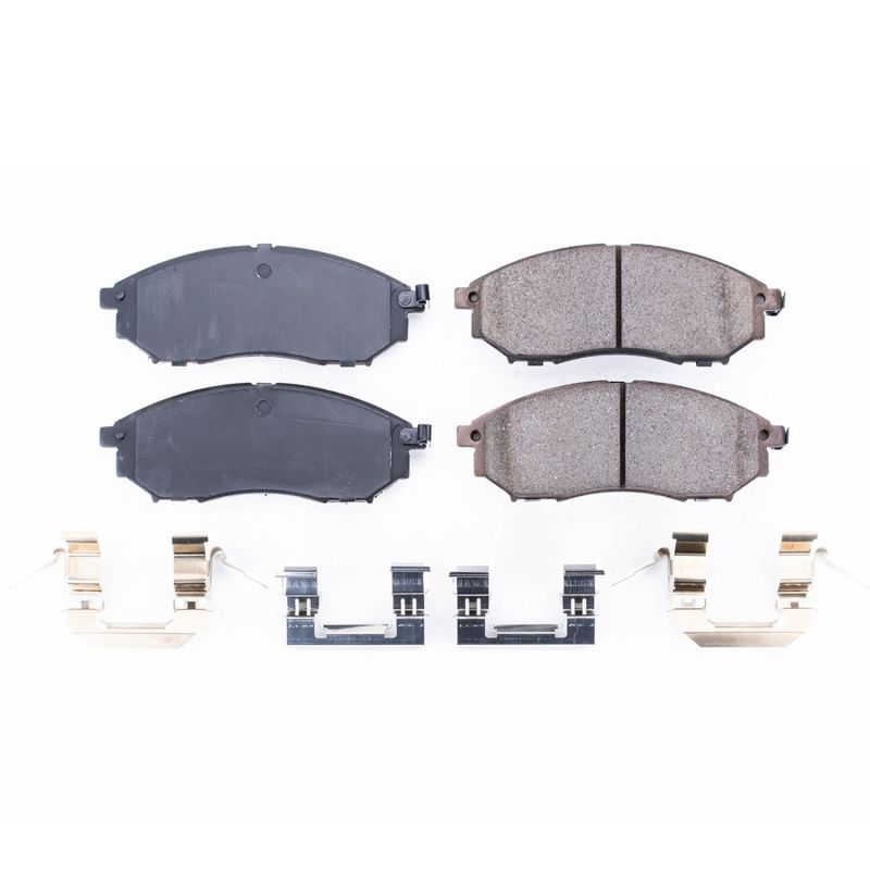 POWERSTOP Power Stop 08 12 Infiniti EX35 Front Z17 Evolution Ceramic Brake Pads w/Hardware