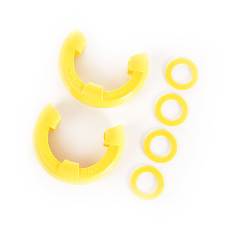 Rugged Ridge Yellow 3/4in D Ring Isolator Kit