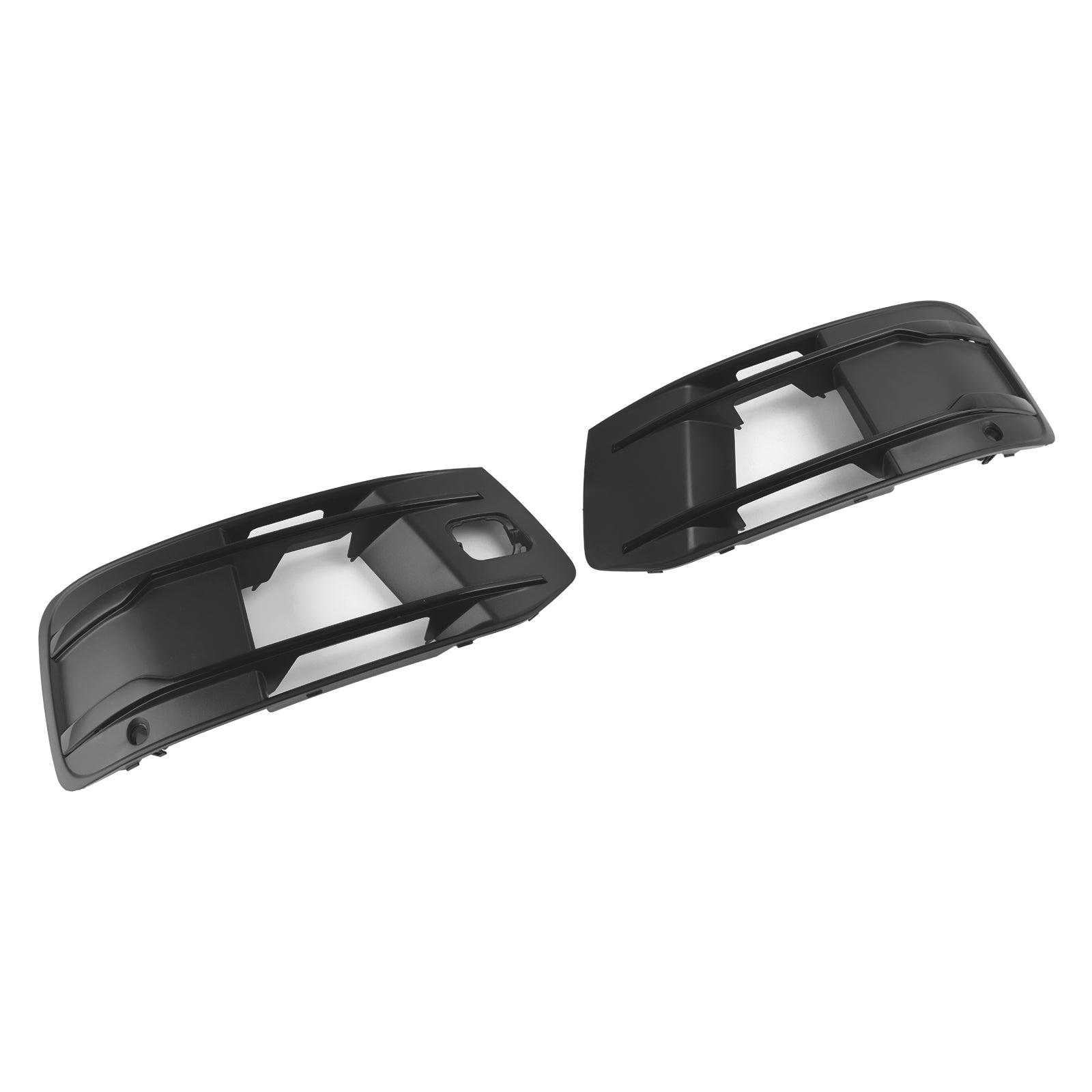 VIPIH Audi Q7 2016 2019 Front Bumper Cover Fog Light Bezel Insert Grill Grille