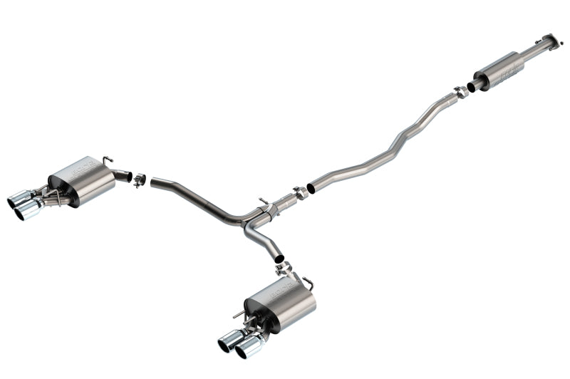 Borla 18 20 Toyota Camry XSE Cat Back S Type Exhaust 3.5in Tip Dual Split Rear Exit