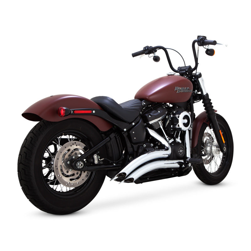 VANCE AND HINES Vance & Hines 18 22 Harley Davidson Softail / Street Bob 2 2 PCX Full System Exhaust   Chrome