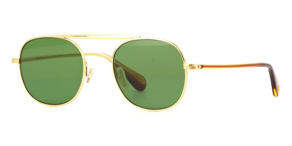 Garrett Leight Van Buren II 4066 G SAPT FPGN   As Seen On Jeff Bezos