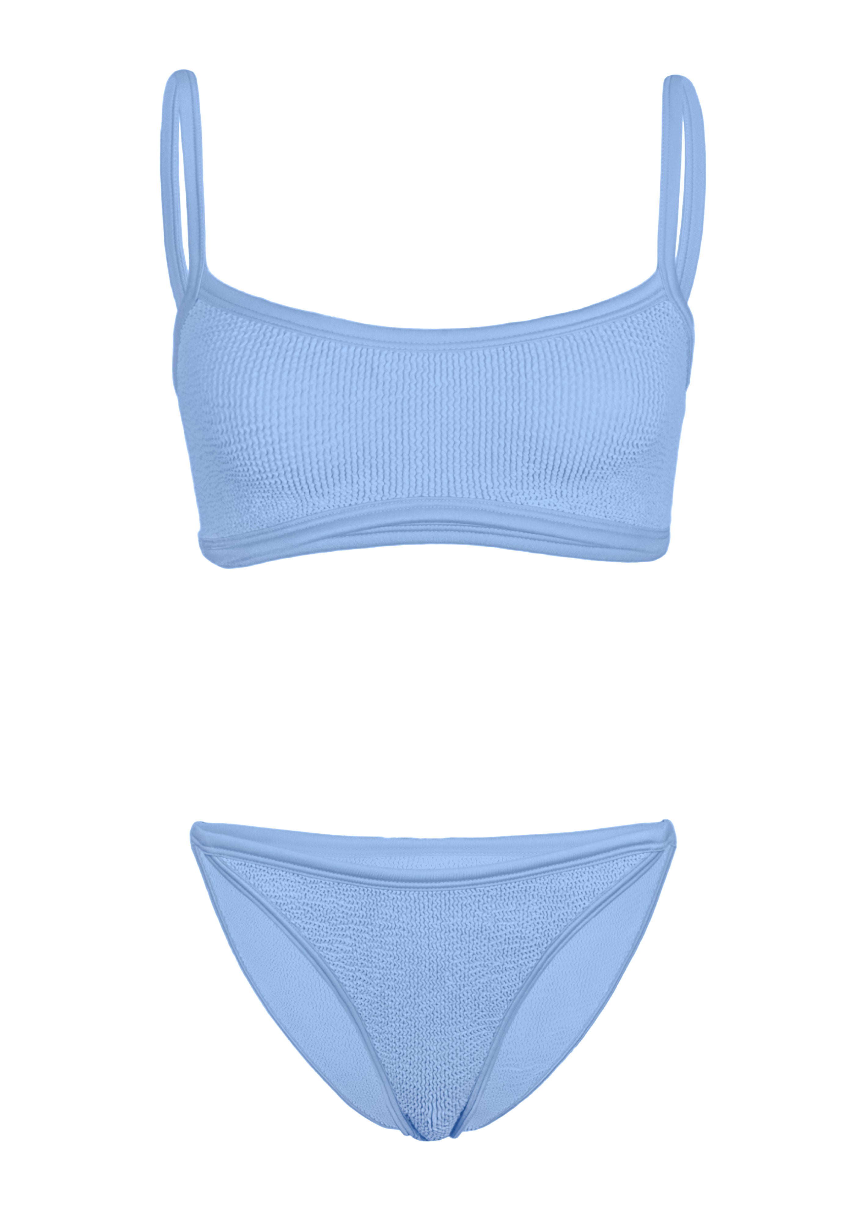 HUNZA G Tyler Bikini Cornflower