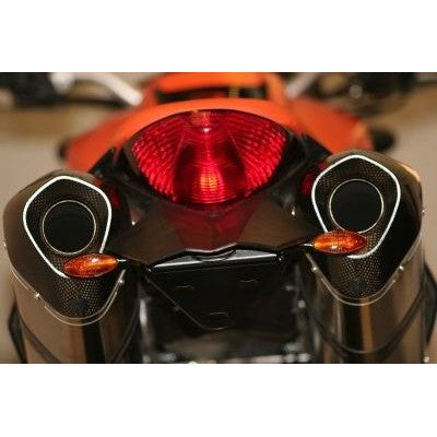 R&G Racing Black Tail Tidy License Plate Holder For 2005 2011 KTM 990 Super Duke
