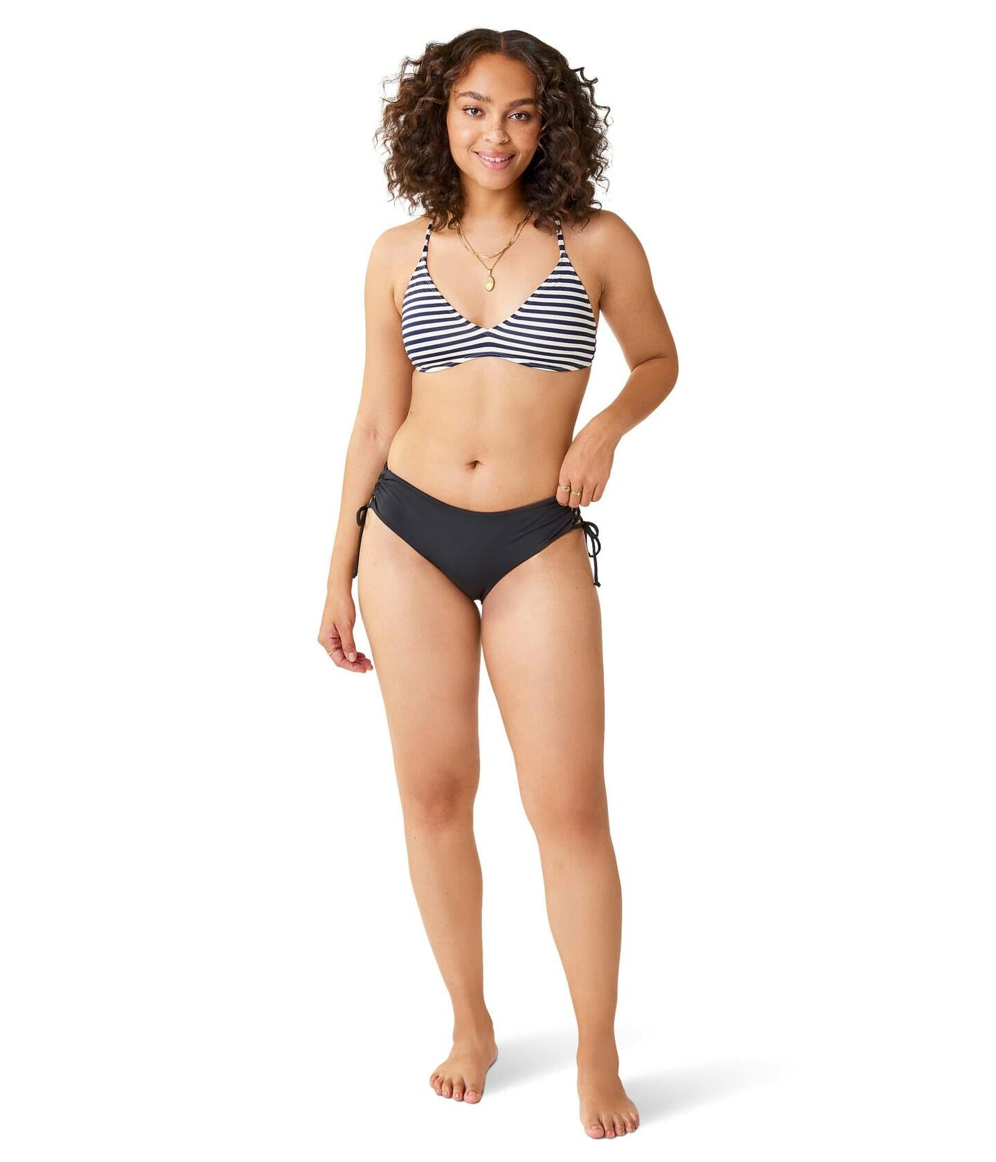 Carve Designs Women's Mustique Reversible Bottom  SM Black Navy