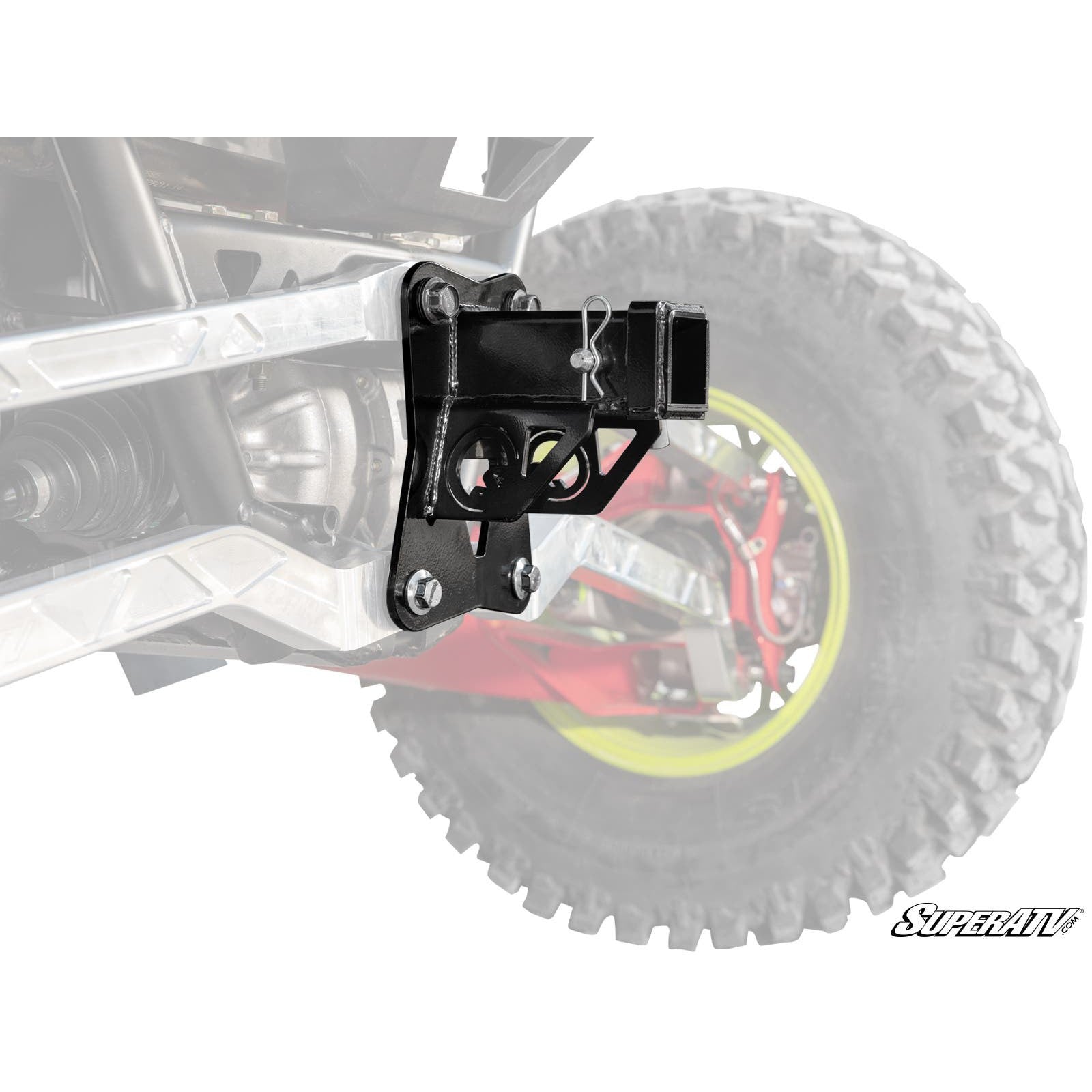 SuperATV Polaris RZR Pro R Rear Receiver Hitch RH P PROR 01
