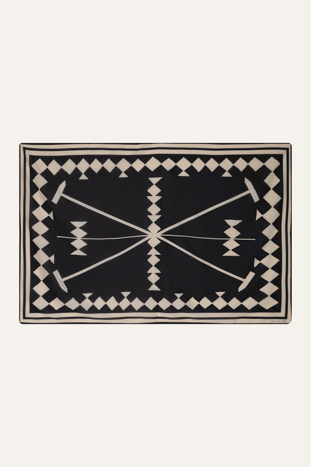 JOHANNA ORTIZ Polo Rhombs Pareo