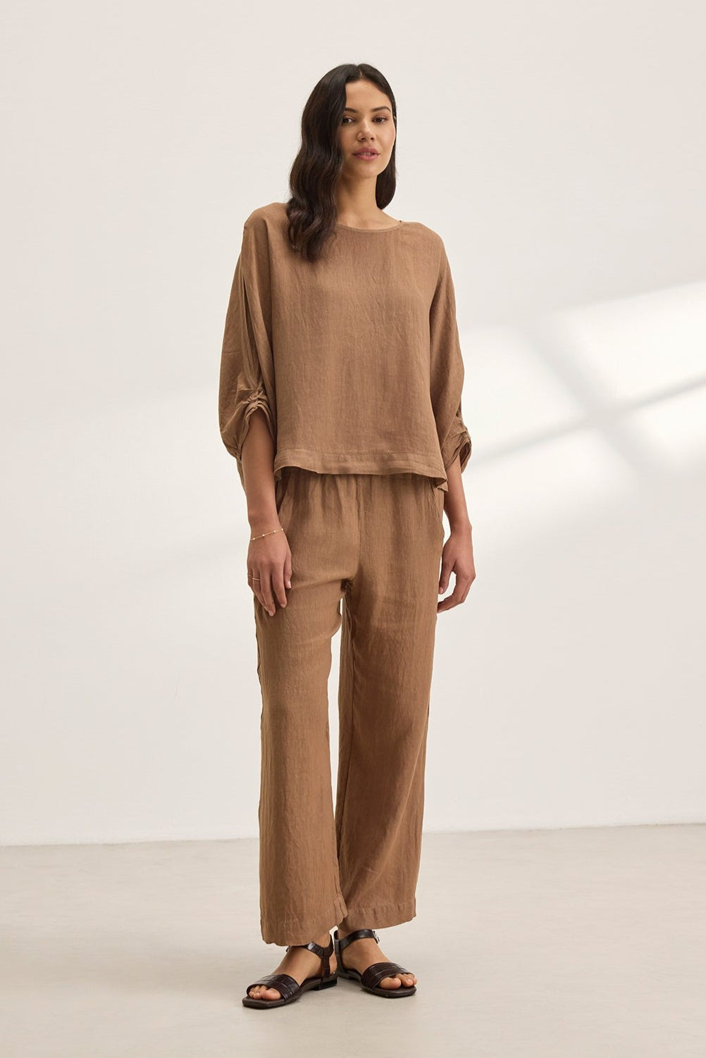 VELVET Lola Pant   Bark
