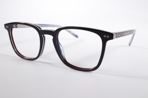 Tommy Hilfiger Eyeglasses TH 120 Men Black Full Rim Plastic Glasses Frames 51 mm