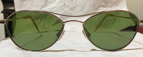 OLIVER PEOPLES Aero(54) G Titanium SUNGLASSES 54□17 140 Made in Japan