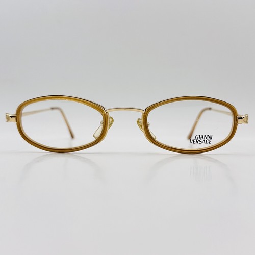 Versace eyeglasses Ladies Oval G Braun Medusa Logo Mod. H26 New