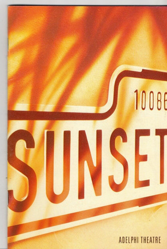 Patti Lupone  Daniel Benzali 'Sunset Boulevard' Original 1993 Adelphi Programme