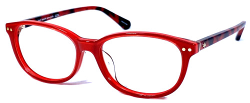 KATE SPADE NEW YORK “EVANGELINE” Light Red/Tortoise Eyeglasses Frame 53 16 145