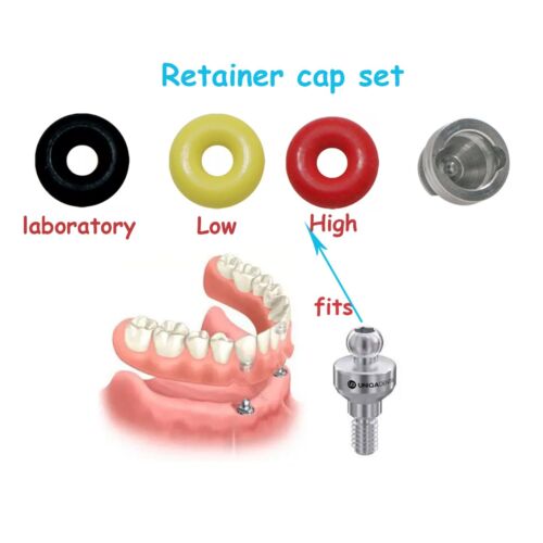 Implant O Ring Kit for Hiossen Osstem Dental Ball attachment Abutment Retention