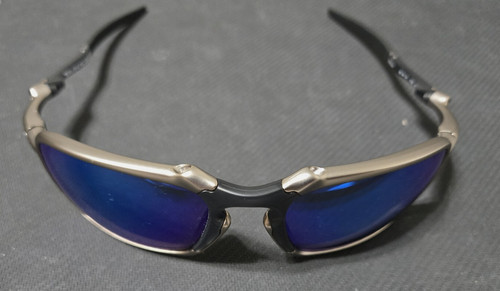 Oakley Badman Plasma Frame / Sapphire Iridium Polarized Lenses OO6020 04 RARE