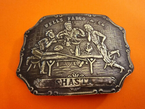WELLS FARGO & Co SHASTA BRONZE VINTAGE BELT BUCKLE. TIFFANY & Co.