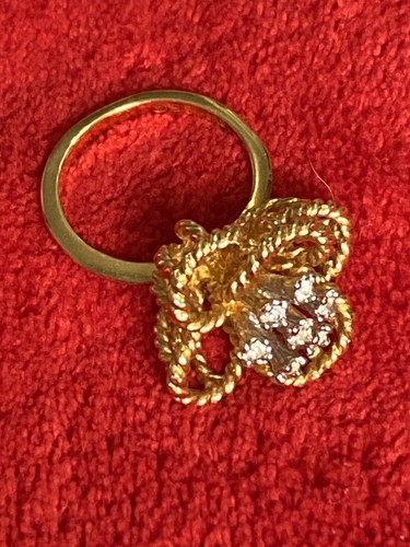 Ana Bekoach 18kt hge Rope Flower Ring