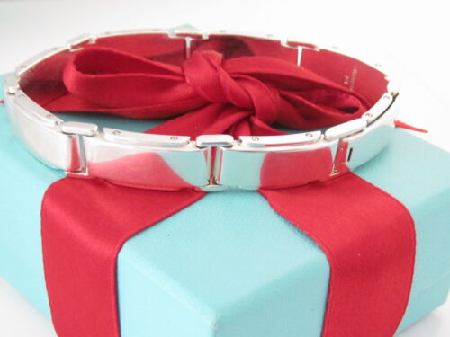Auth Tiffany & Co Silver Men Metropolis Bracelet 8"