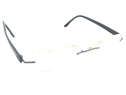 Silhouette 7608 60 6059 Titanium Matte Black Rimless Eyeglasses Frames 145 Men