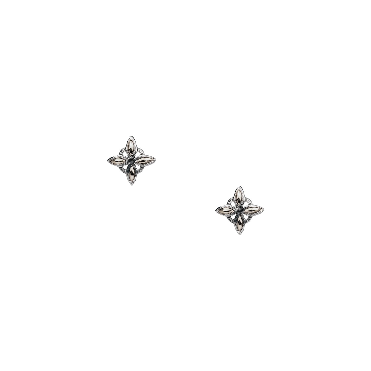 Keith Jack Silver Celestial Stud Earrings