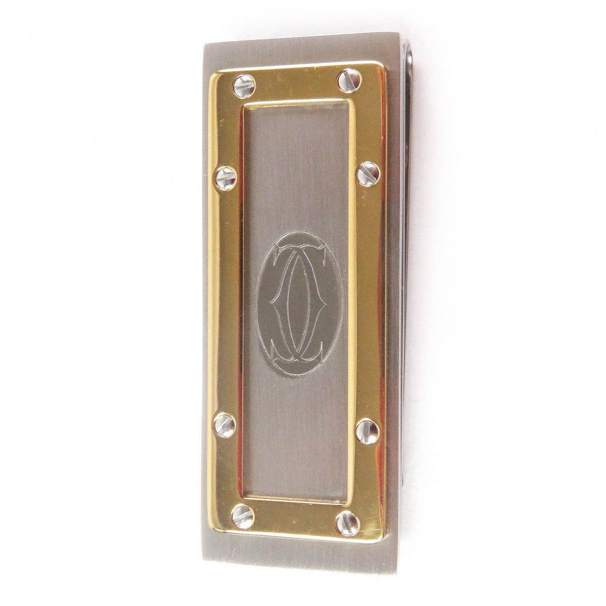 CARTIER Money clip T1220332 Stainless Steel    Gold Plated Silver