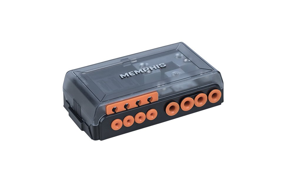 Memphis Car Audio DBLOCKPGM Marine Grade Distribution Block With Fuse Protection
