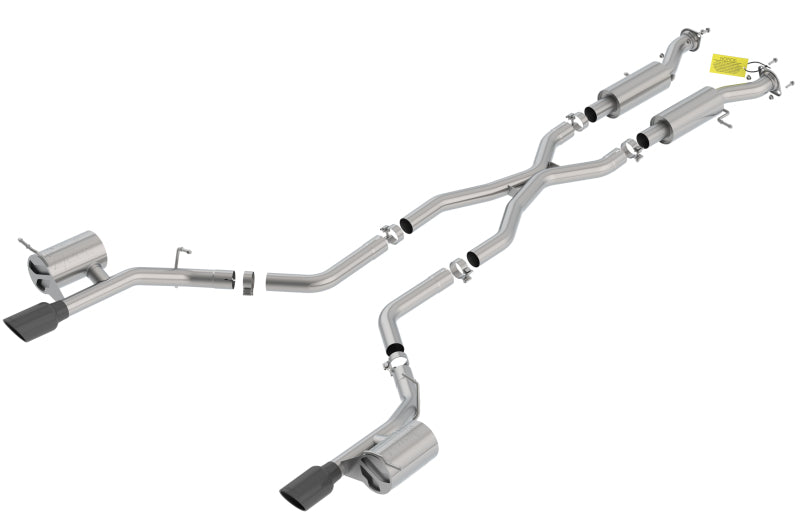 Borla 18 20 Dodge Durango SRT 6.2L V8 2.75in ATAK SS Catback Exhaust w/ BLK Chrome Tips