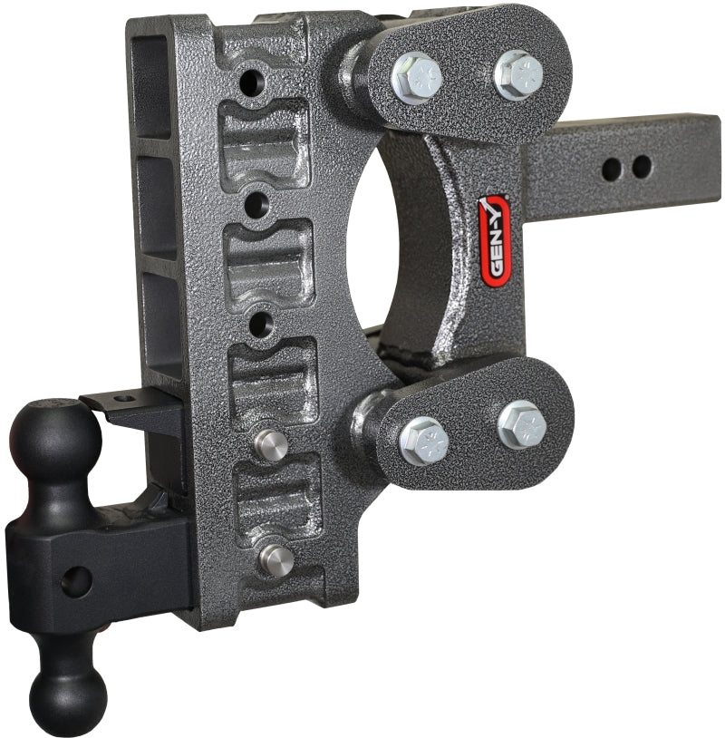 GEN Y HITCH Gen Y The Boss Torsion Flex 2.5in Shank 9in Drop 21K Hitch w/GH 061 Dual Ball/GH 062 Pintle Lock