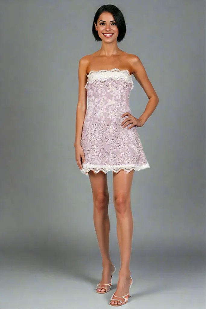 WAIMARI Colline Mini Dress in Pink