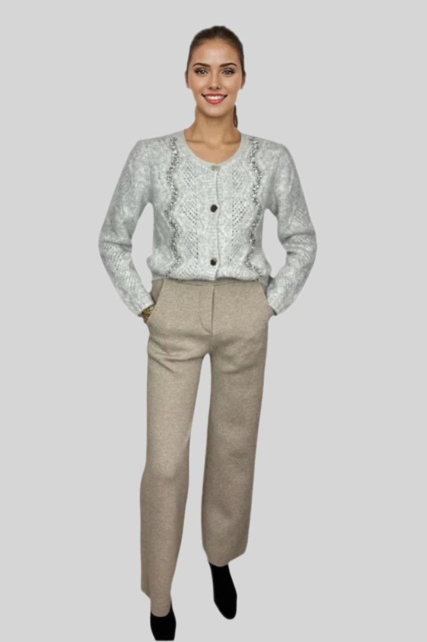 PHO Knit Cardigan in Grey