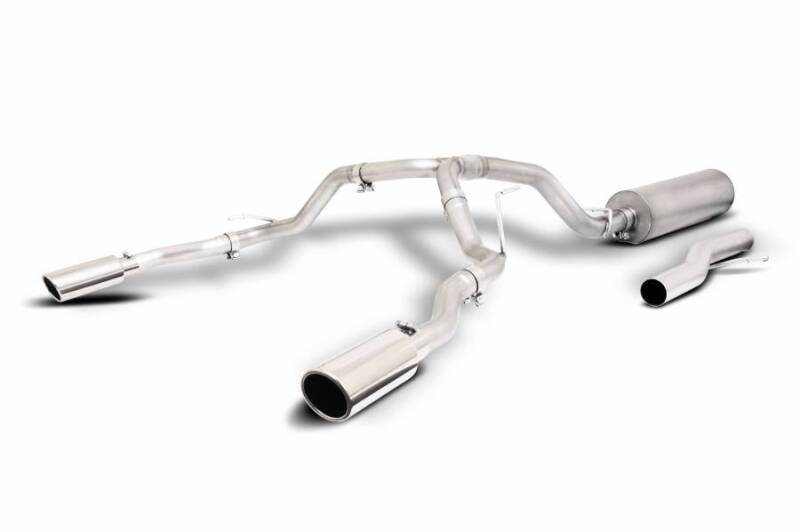 Gibson 21 22 GMC Yukon / Chevrolet Tahoe 5.3L 2/4wd Cat Back Dual Split Exhaust   Stainless