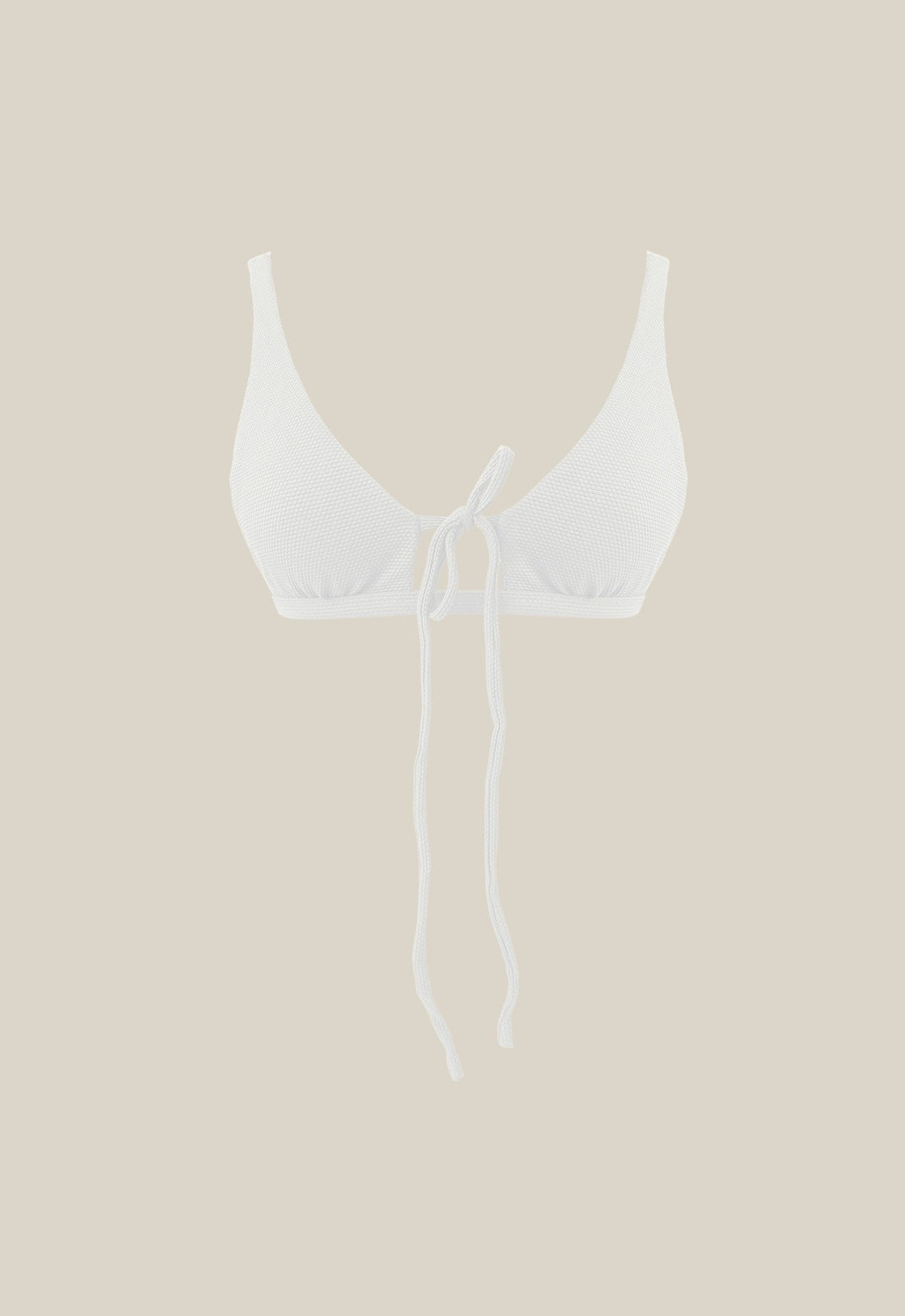 LAYA SWIM Dreamer Top   White Pike