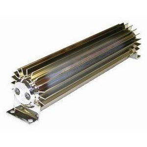 Racing Power 15 x 3 1/8" Fluid Cooler Heat Sink 3/8" NPT Female Inlet/Outlet Fittings Included   Aluminum
