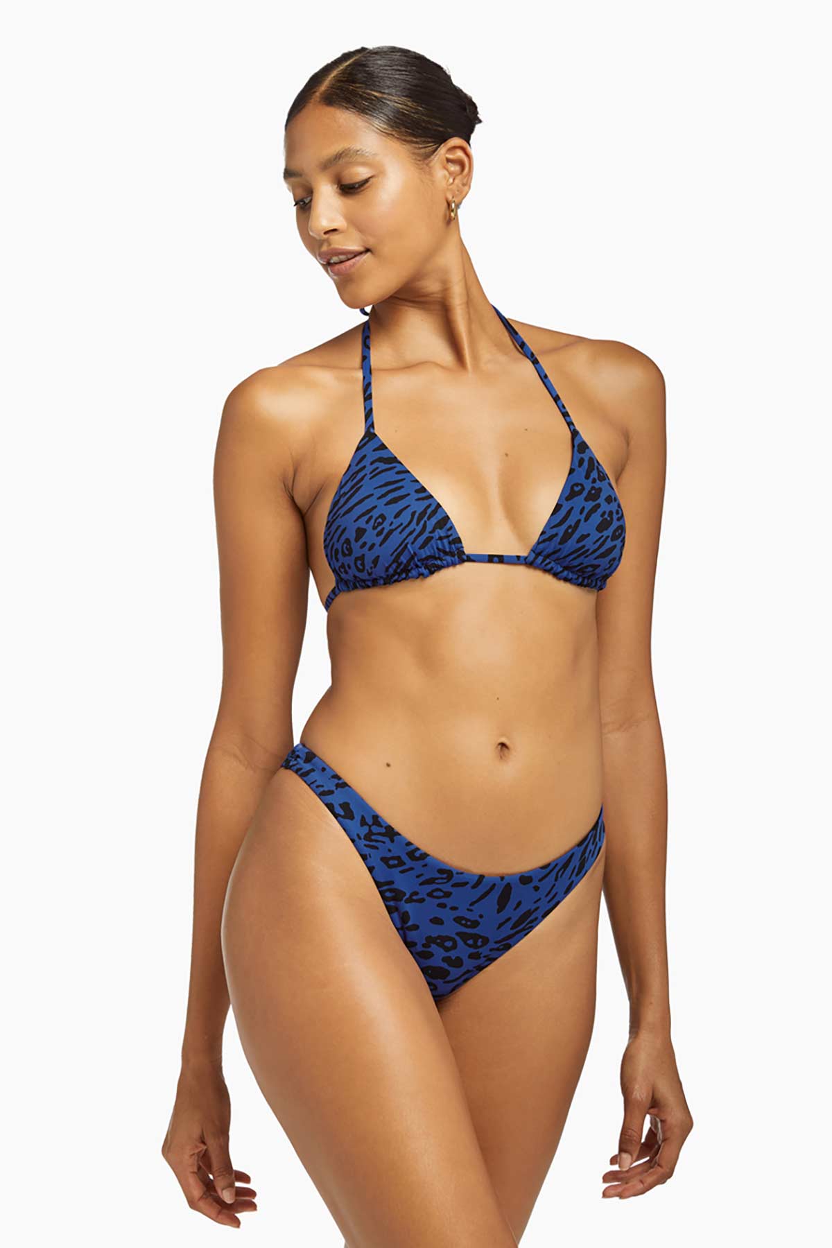 VITAMINA California High Leg Bottom   Sea Leopard EcoRib