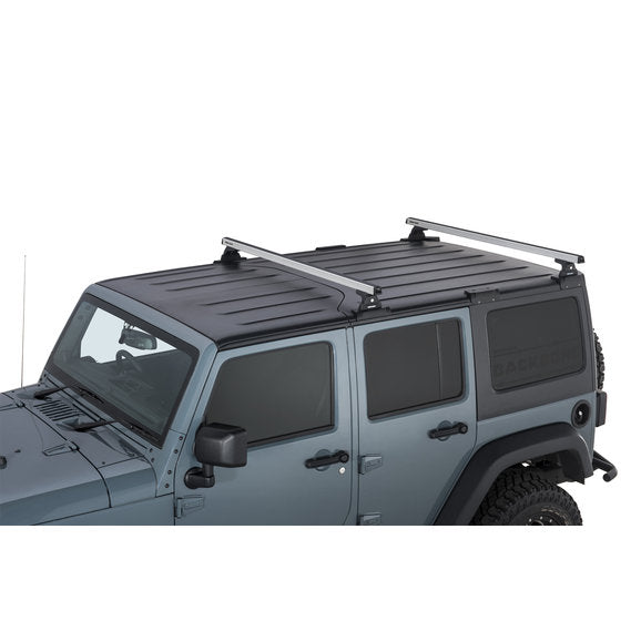 Rhino Rack Heavy Duty 2 Bar Backbone Roof Rack for 07 18 Jeep Wrangler Unlimited JK Hardtop