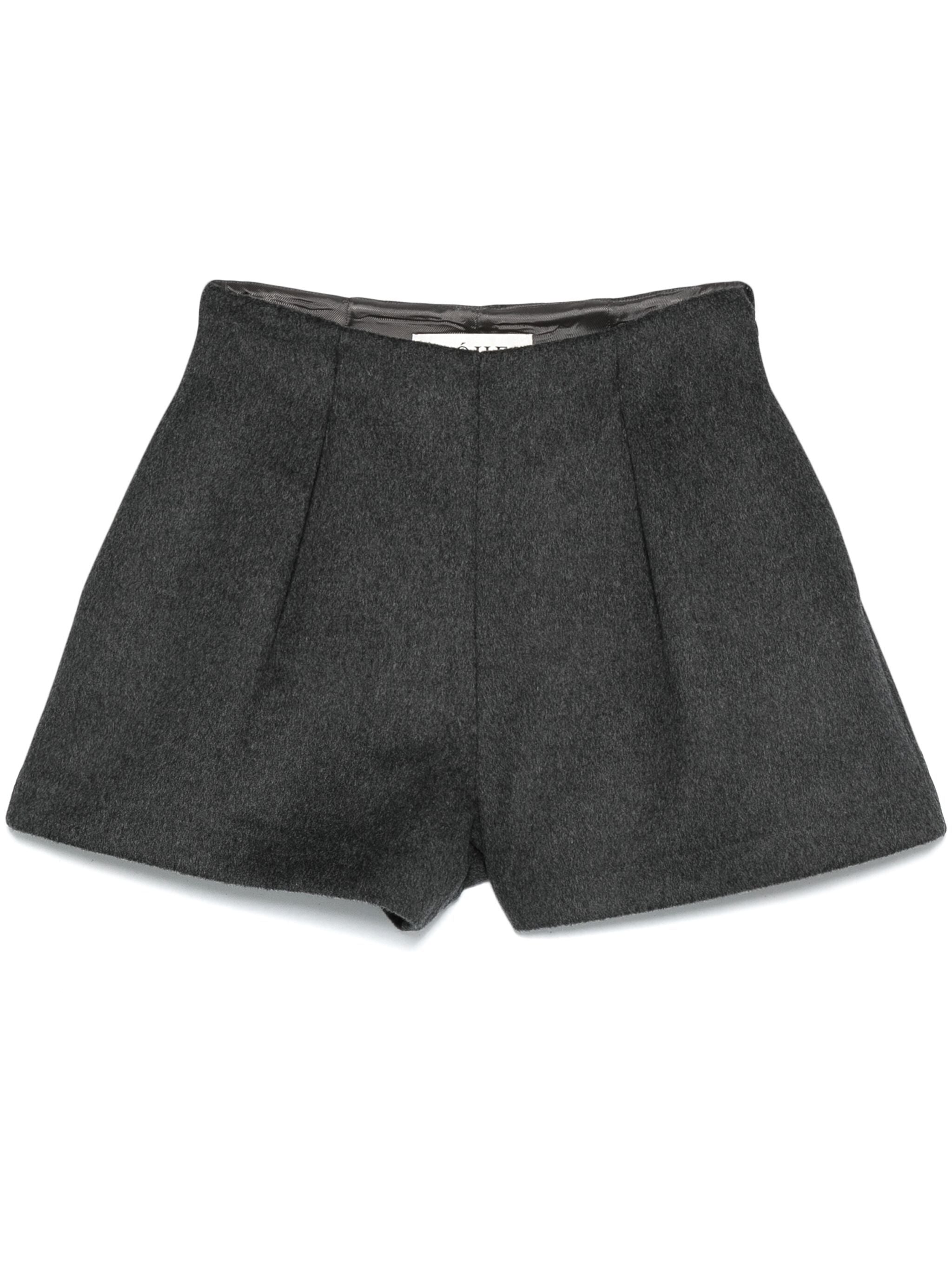 Róhe Sculptural Wool Mini Shorts