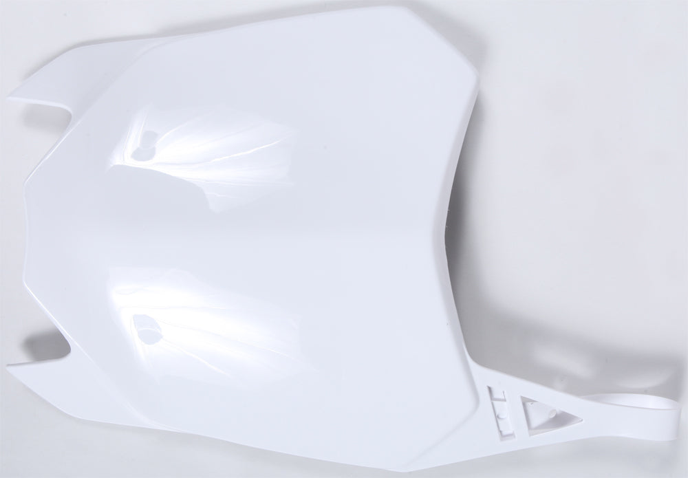 POLISPORT Front Number Plate White