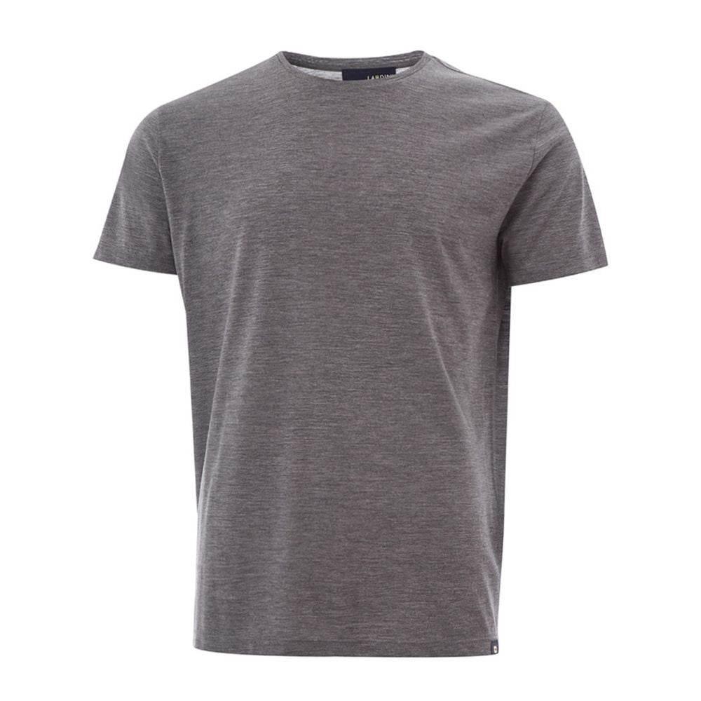 Lardini Elegant grå ulden designer T shirt