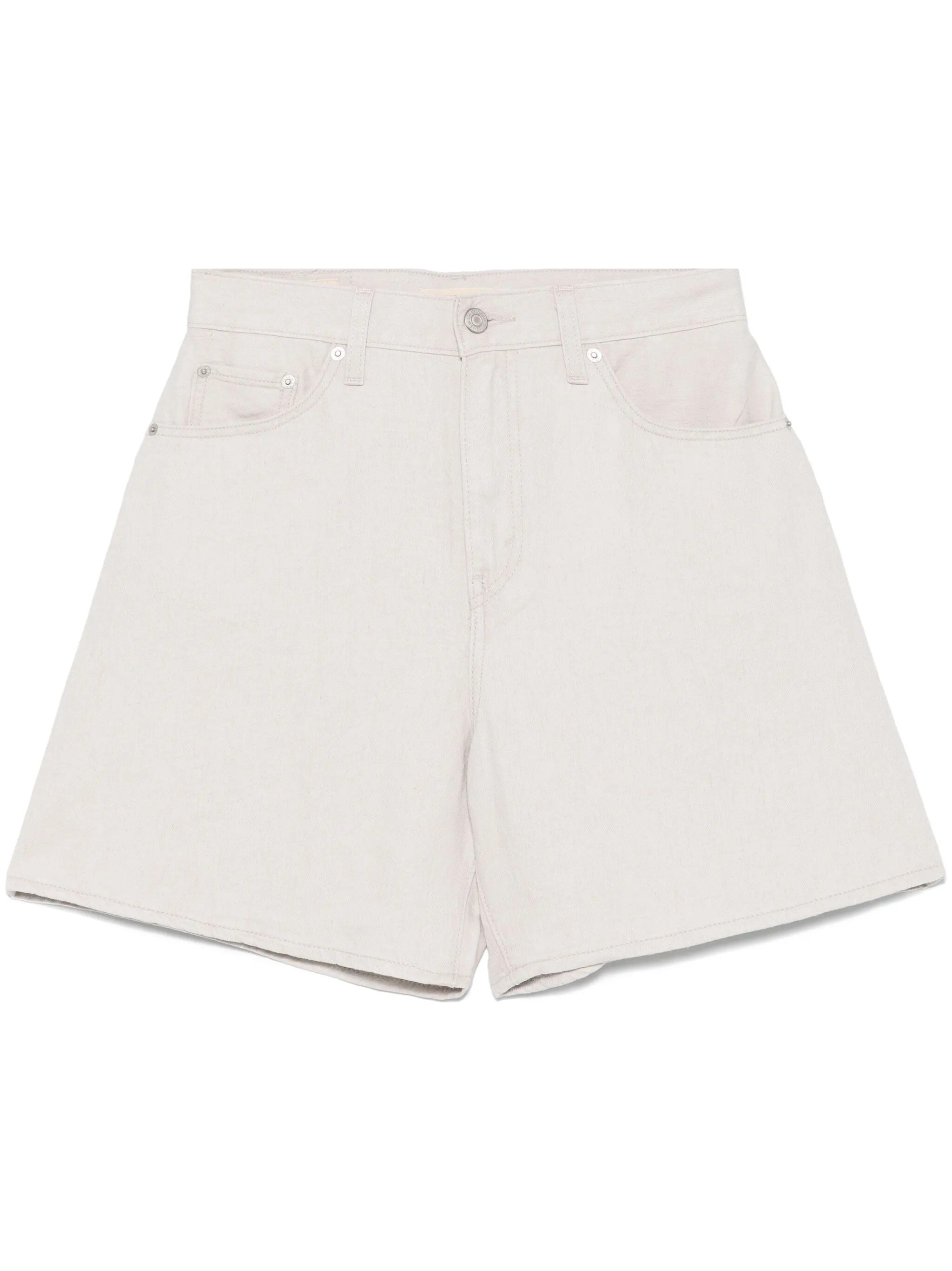 Levi`s High Baggy Short Crystal Gray Linen